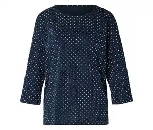 Shirt mit 3/4-Arm, Punkte