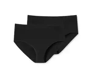 2 SCHIESSER Midi-Slips, schwarz