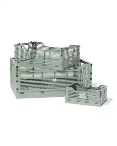 Buchstabentafel-Klappkiste, recycelt mintgrün
