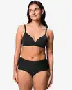 Bild 1 von Damen-Slip mittelstark figurfreundlich Elastan mit Spitze schwarz
