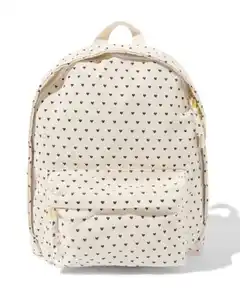 Schultasche, 40 × 30 x 10 cm, Herzen