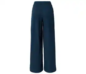 Schlupfhose in Crinkle-Optik, blau