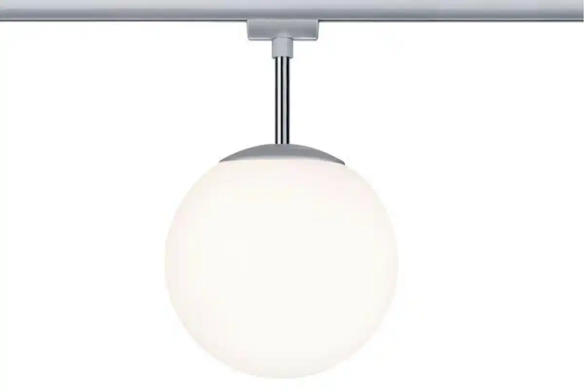 Bild 1 von Schienensystem-Strahler Ceiling Globe Small max. 10 W, Opal, Chromfarben