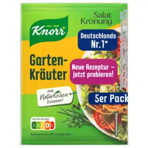 Knorr Salatkrönung Gartenkräuter Dressing 5er-Pack 40g