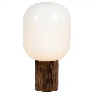 Markslöjd Tischleuchte Skene, Weiß, Glas, rund,rund, 24.5x44x24.5 cm, Lampen & Leuchten, Innenbeleuchtung, Leuchten nach Räumen, Schlafzimmerlampen