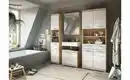 Bild 3 von Badmöbel-Set SCHLOONSEE, 4 teilig, bestehend aus: Hochschrank schmal, WBU, Spiegelschrank, Hochschrank breit Schloonsee