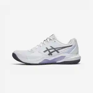 ASICS Damen Tennisschuhe Sandplatz - Gel Dedicate 9 weiß
