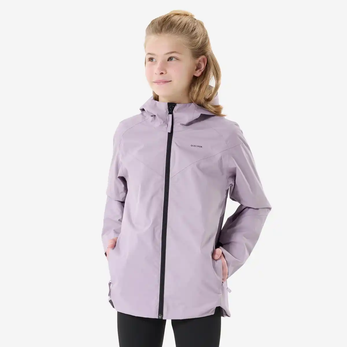 Bild 1 von QUECHUA Wanderjacke Kinder Gr. 122-170 wasserdicht - MH500 lila