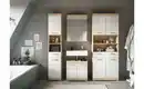 Bild 1 von Badmöbel-Set SCHLOONSEE, 4 teilig, bestehend aus: Hochschrank schmal, WBU, Spiegelschrank, Hochschrank breit Schloonsee