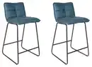 Bild 1 von Barhocker-Set Jeremy 2er-Set ca. 44x87 cm Türkis, Türkis