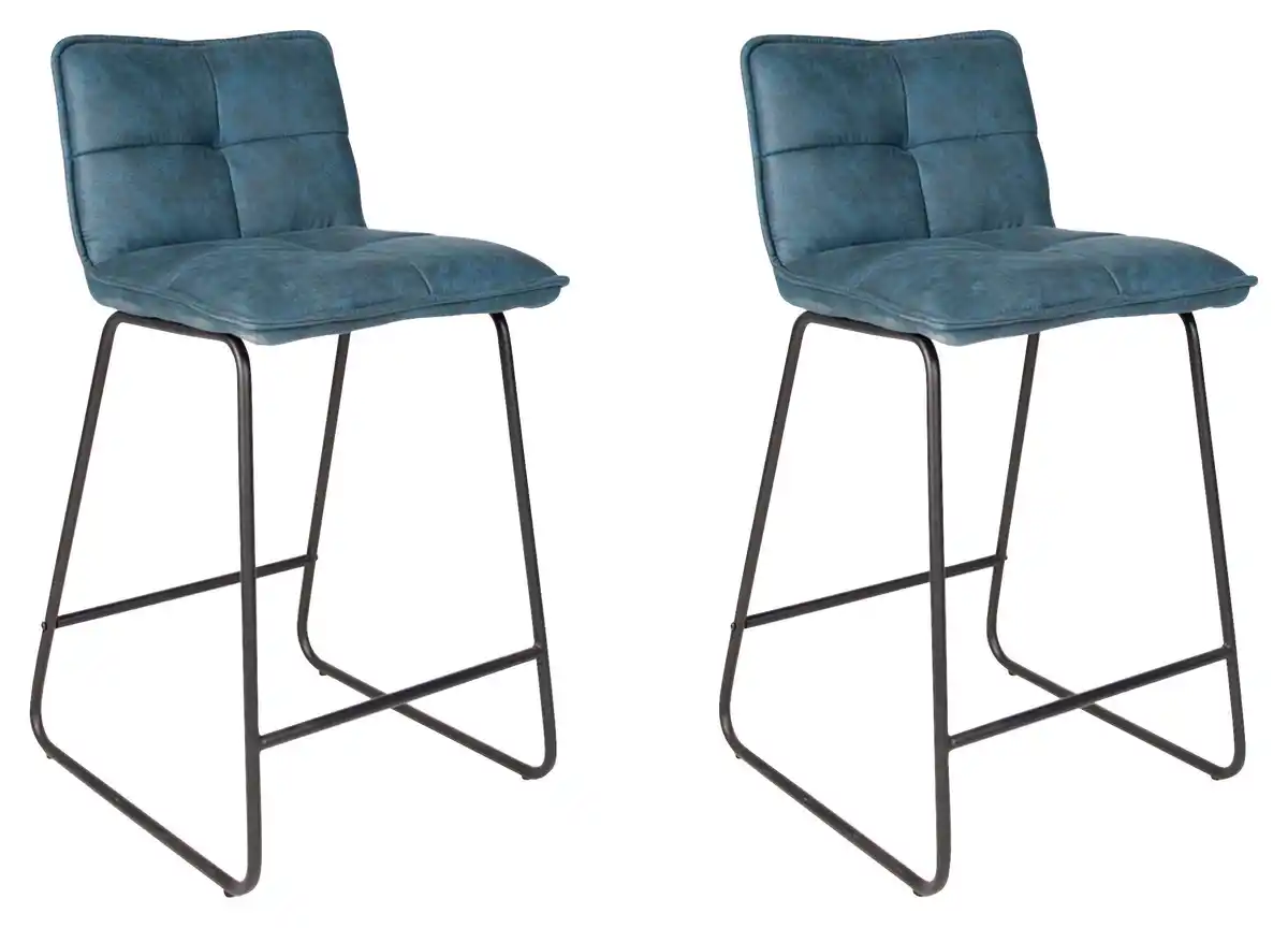 Bild 1 von Barhocker-Set Jeremy 2er-Set ca. 44x87 cm Türkis, Türkis