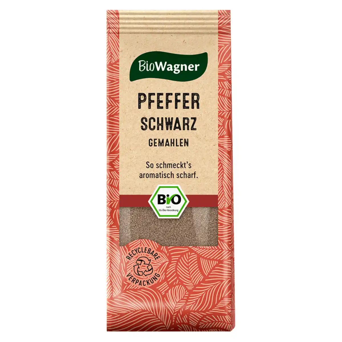 Bild 1 von BioWagner Bio Pfeffer Schwarz gemahlen 50g