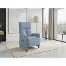 Bild 1 von Sit & More Relaxsessel TV Cremona Comfort E L3, Hellblau, Kunststoff, 76x114x84 cm, Goldenes M, Oeko-Tex® Standard 100, Made in Europe, DGM-Klimapakt, Relaxfunktion, Liegefunktion, gepolsterte Armle