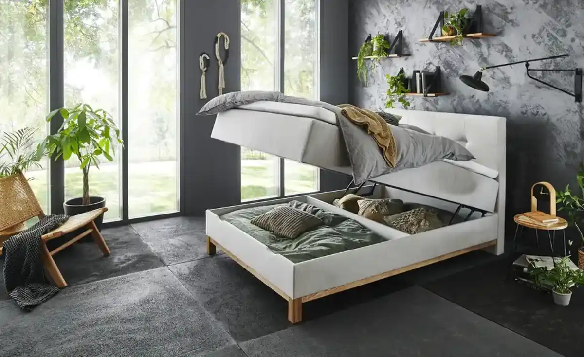 Bild 3 von maison bleue Boxspringbett mit Bettkasten Catania