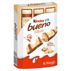 kinder Bueno White Schokoriegel 6 Riegel 117g
