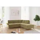 Bild 1 von Sit & More Ecksofa Rochelle E, Olivgrün, Metall, 5,5-Sitzer, Ottomane rechts, L-Form, 240x216 cm, Goldenes M, Oeko-Tex® Standard 100, Made in Europe, DGM-Klimapakt, Schlafen auf Sitzhöhe, Rücken