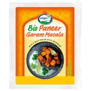 Züger Bio Paneer Garam Masala Indian-Style Marinade 200g