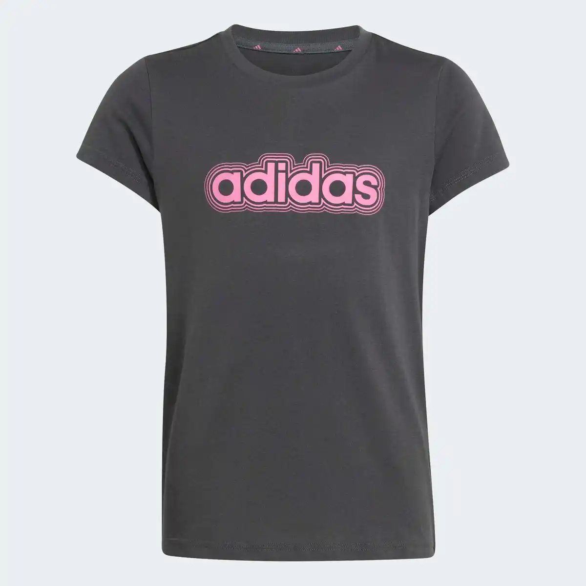 Bild 1 von ADIDAS T-Shirt Kinder Baumwolle - grau/rosa