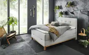 maison bleue Boxspringbett mit Bettkasten Catania