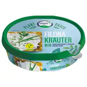 Züger Filona Bio vegane Frischecreme Kräuter 150g