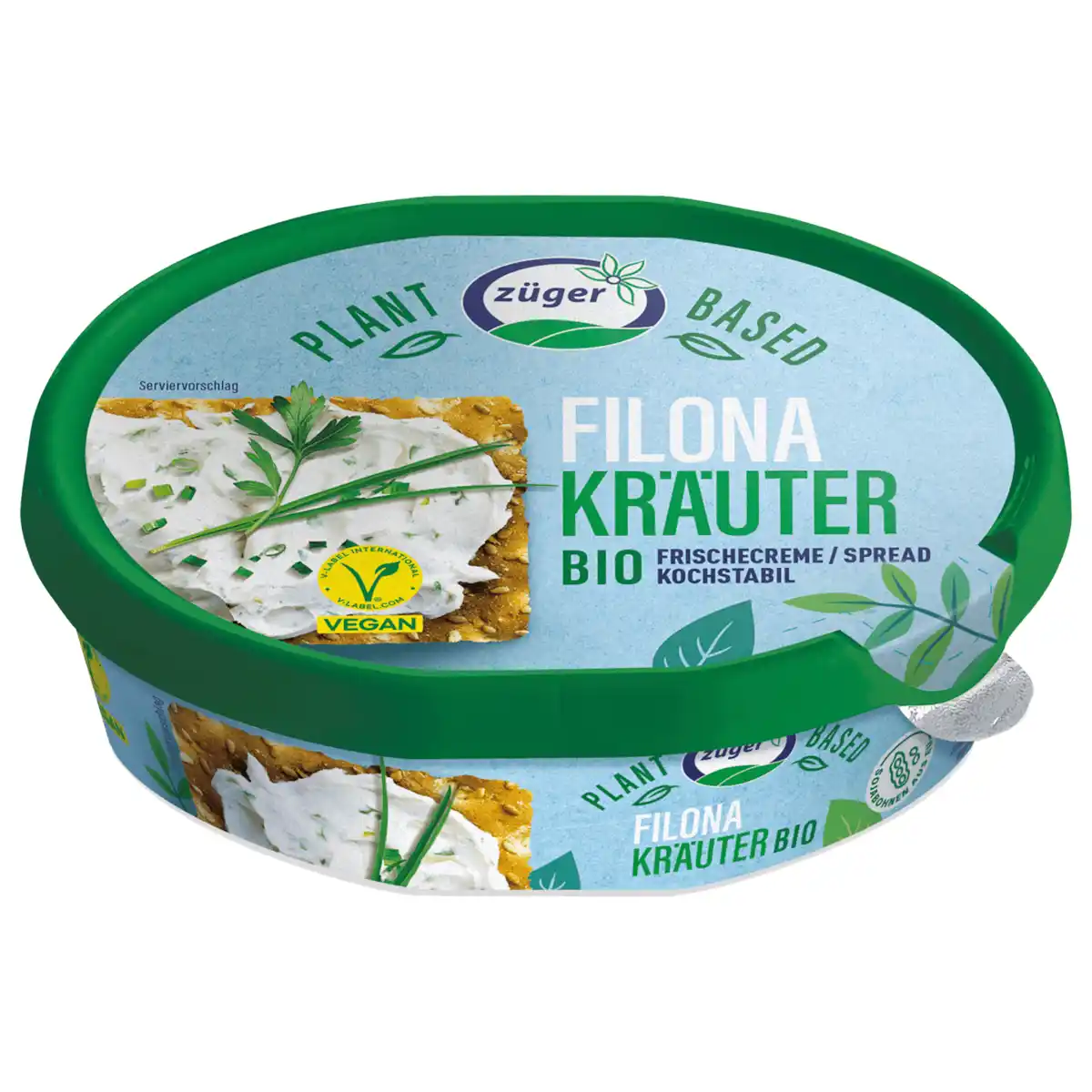 Bild 1 von Züger Filona Bio vegane Frischecreme Kräuter 150g