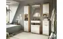Bild 1 von Badmöbel-Set SCHLOONSEE, 2 tlg., bestehend aus: Waschbeckenunterschrank, Spiegelschrank, in verschiedenen Farben erhältlich, Badmöbel, Kombination, Badezimmer Schloonsee