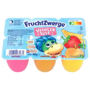 Danone Fruchtzwerge weniger süß 6x50g
