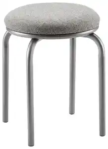 Stapelhocker in Grau, Grau