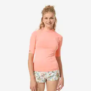 OLAIAN UV-Shirt Damen kurzarm 100 koralle