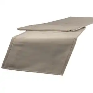 beties Heimtextil Xl-Tischläufer, Taupe, Textil, Uni, Rechteckig, 40x220 cm, Oeko-Tex® Standard 100, Hergestellt in Europa, Wohntextilien, Tischwäsche, Tischläufer