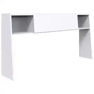 Boxxx Bettüberbau, Weiß, Holzwerkstoff, 209x107x39 cm, BQ - Bündnis für Qualität, Made in Germany, DIN EN ISO 9001, Schlafzimmer, Betten, Bett-Kopfteile
