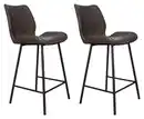 Bild 1 von Barhocker-Set Barron 2er-Set ca. 47x99 cm Anthrazit, Anthrazit