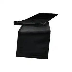 beties Heimtextil Tischband, Schwarz, Textil, Uni, Rechteckig, 18x140 cm, Oeko-Tex® Standard 100, Hergestellt in Europa, Wohntextilien, Tischwäsche, Tischläufer