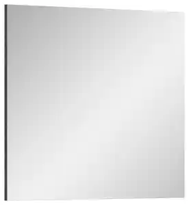 Spiegel Slasa ca. 60x70 cm Weiß/Rauchsilber, Weiß Hochglanz