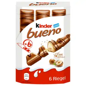 Kinder Bueno Schokoriegel 6 Riegel
