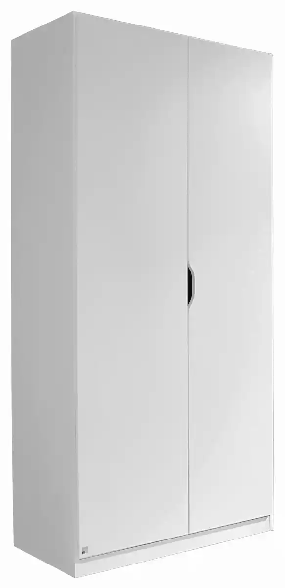Bild 1 von Drehtürenschrank Freising ca. 91x197x54 cm Weiß, Weiß