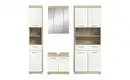 Bild 2 von Badmöbel-Set SCHLOONSEE, 4 teilig, bestehend aus: Hochschrank schmal, WBU, Spiegelschrank, Hochschrank breit Schloonsee