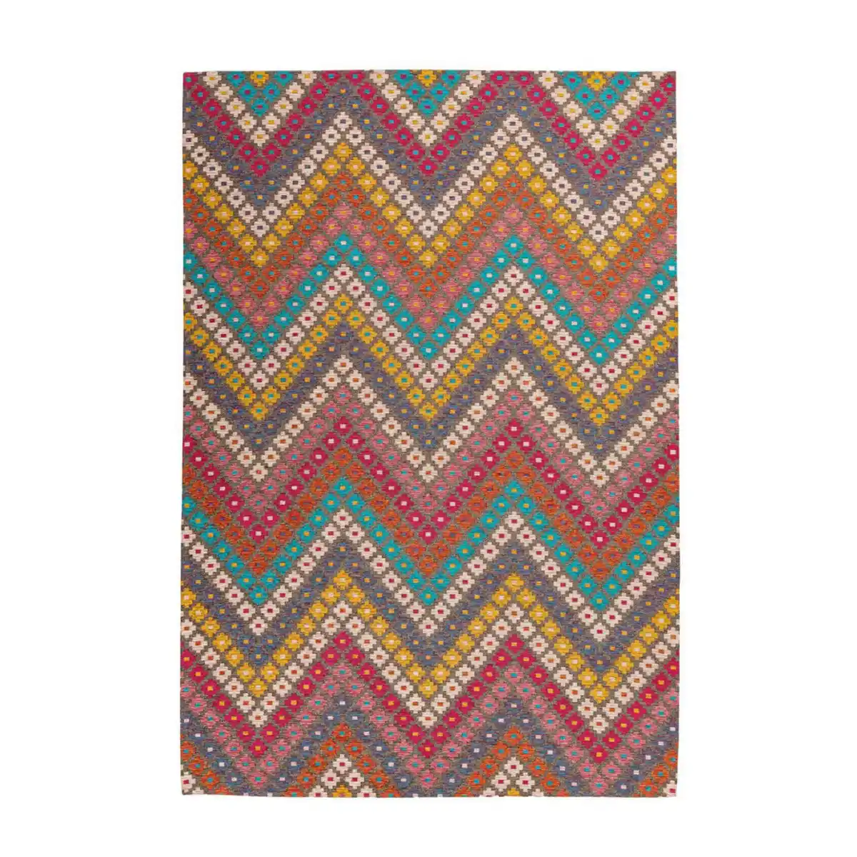 Bild 1 von Kayoom Teppich Primavera 225 Multi, Mehrfarbig, Textil, Retro, rechteckig, 80x150 cm, pflegeleicht, Teppiche & Böden, Teppiche, Moderne Teppiche