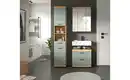 Bild 1 von Badmöbel-Set SCHLOONSEE, 3 teilig, bestehend aus: Hochschrank, Waschbeckenunterschrank, Spiegelschrank, Hochschrank, Waschbeckenunterschrank, Spiegelschrank Schloonsee