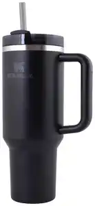 Thermobecher Stanley Cup Quencher Schwarz ca. 1,18l, Schwarz