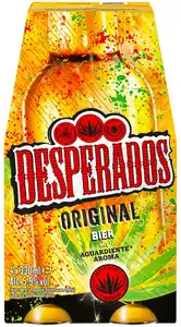 DESPERADOS Original, Packg. 4 x 0,33-l-Fl.