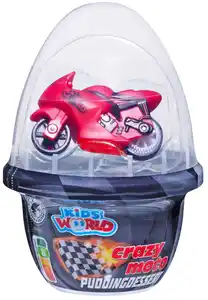 KIDSWORLD Puddingdessert »Crazy Moto« oder »Fashion World«, 70-g-Stück