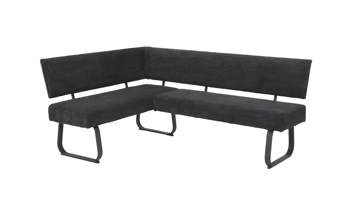 Bild 1 von Eckbank Cordbezug anthrazit 202 x 152 cm Bank - OLESSA