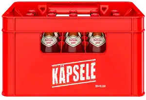 STUTTGARTER HOFBRÄU Käpsele Helles, Ka. 20 x 0,33-l-Fl.