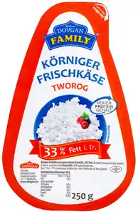 DOVGAN Körniger Frischkäse, 250-g-Packg.