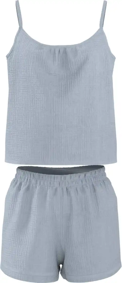 Bild 1 von ESMARA® Damen-Musselin-Pyjama, 2-teilig