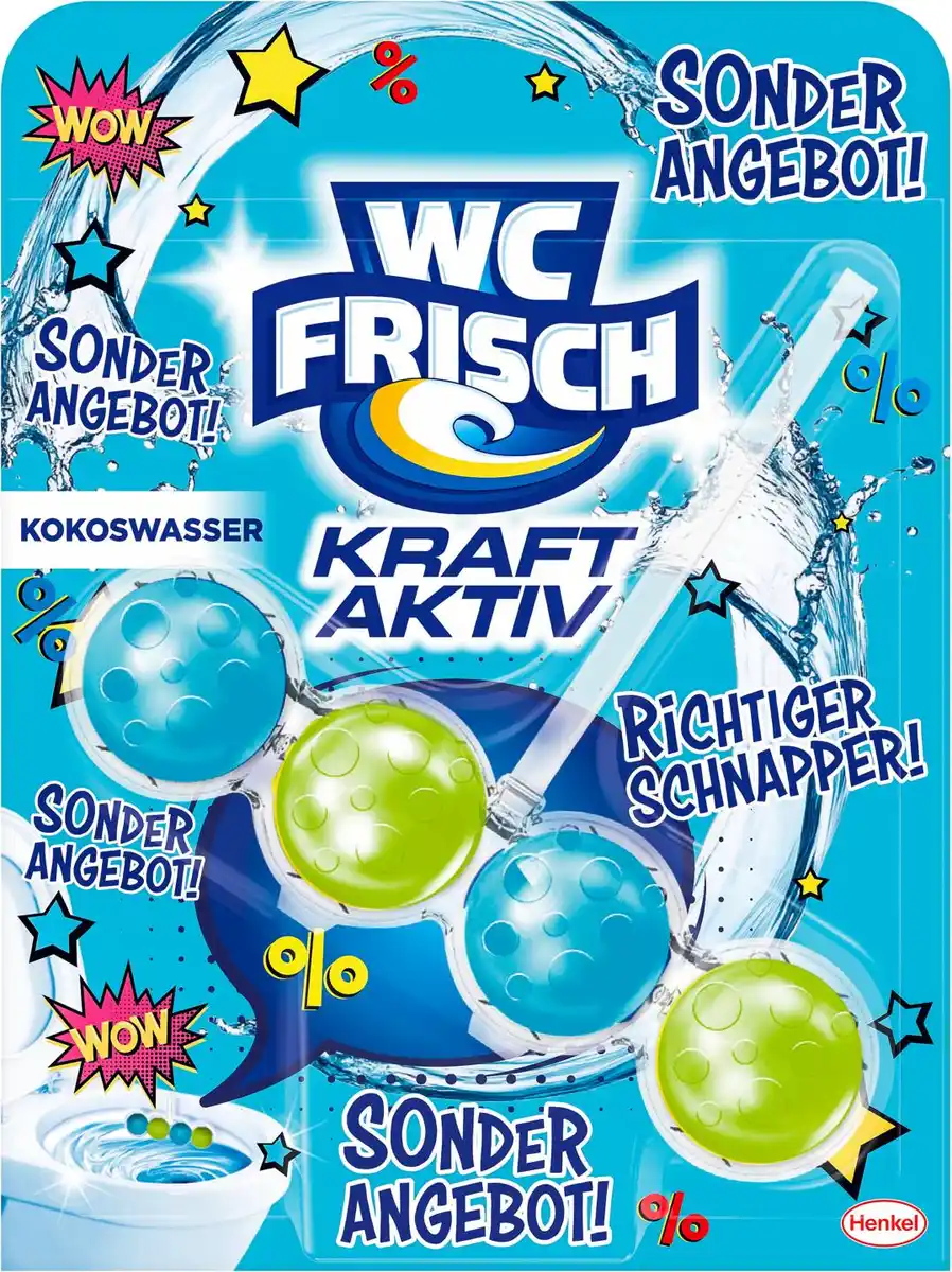 Bild 1 von WC-FRISCH Duftspüler Kraft-Aktiv, 50-g-Packg.