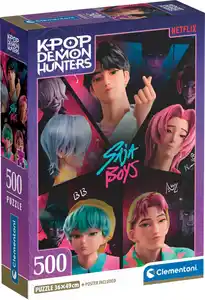 CLEMENTONI Puzzle »K-Pop Demon Hunters Saja Boys», 500-teilig