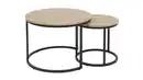Bild 1 von Couchtisch 2er-Set Artisan Eiche - rund - 60 cm - 40 cm - LAURA