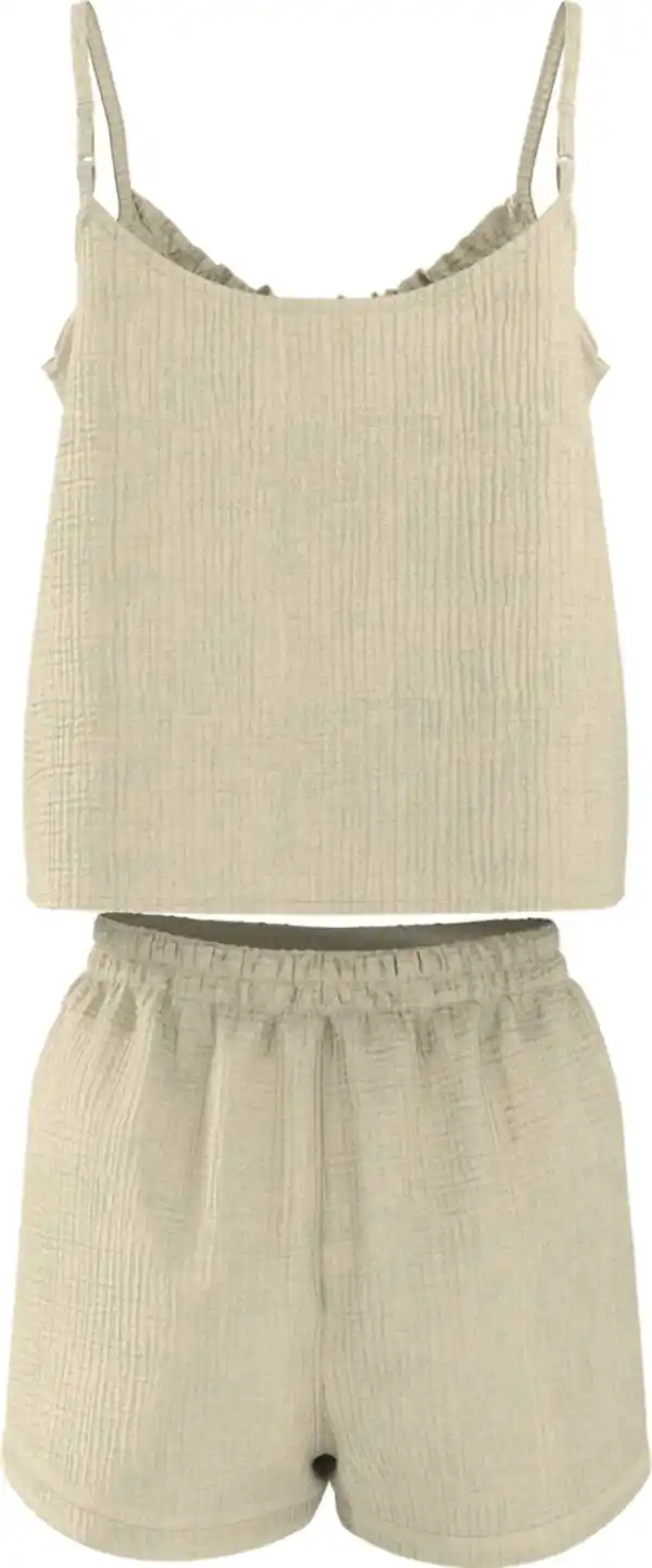 Bild 2 von ESMARA® Damen-Musselin-Pyjama, 2-teilig
